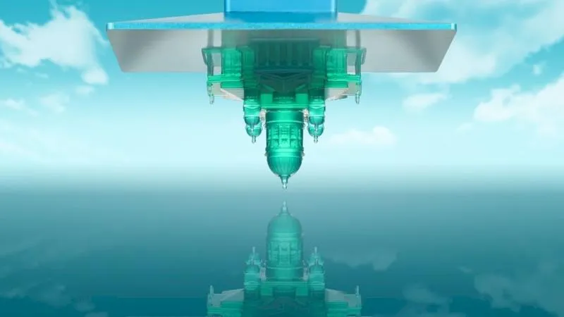 Фотополимер Anycubic Basic, полупрозрачный зеленый (0,5 кг)