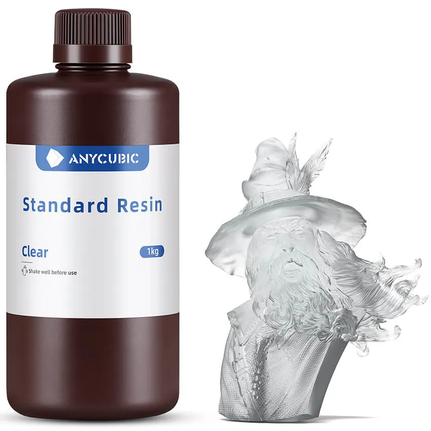 Фотополимерная смола Anycubic Standard, прозрачная (1 кг)