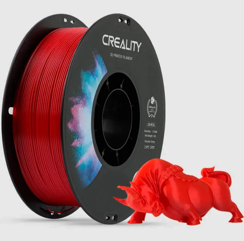 Катушка CR-PETG-пластика Creality 1.75 мм 1кг, красная