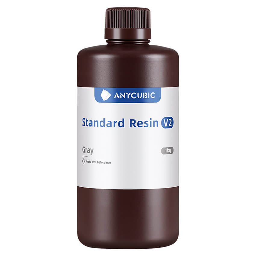 Фотополимерная смола Anycubic Standard V2, серая (1 кг)