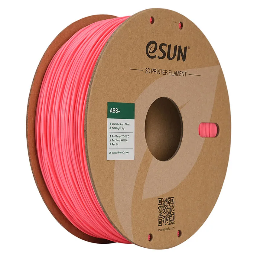 Катушка ABS+ пластика Esun, 1.75 мм, 1 кг, розовая