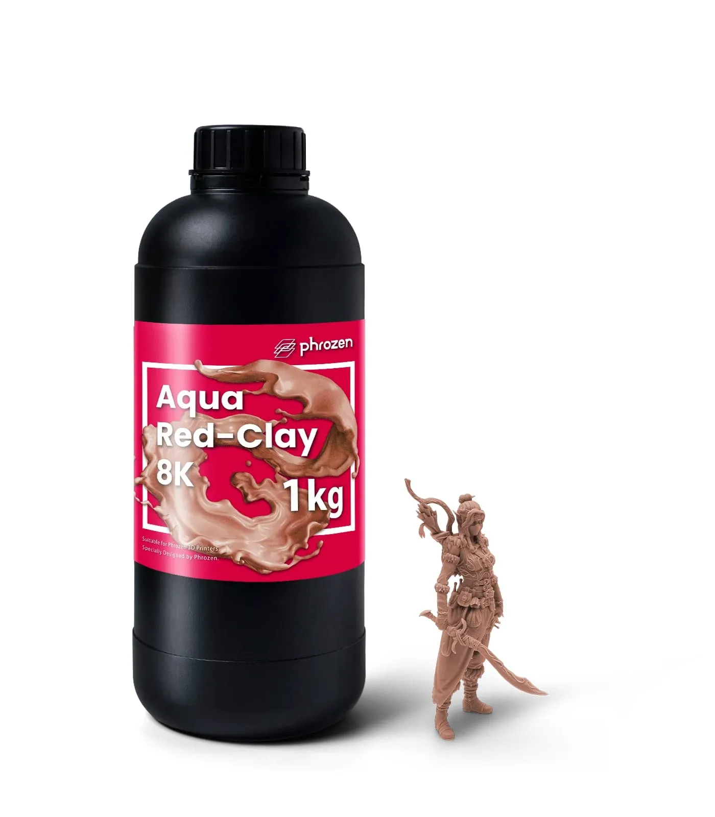 Фотополимер Phrozen Aqua 8K Red-Clay, красная глина (1 кг)