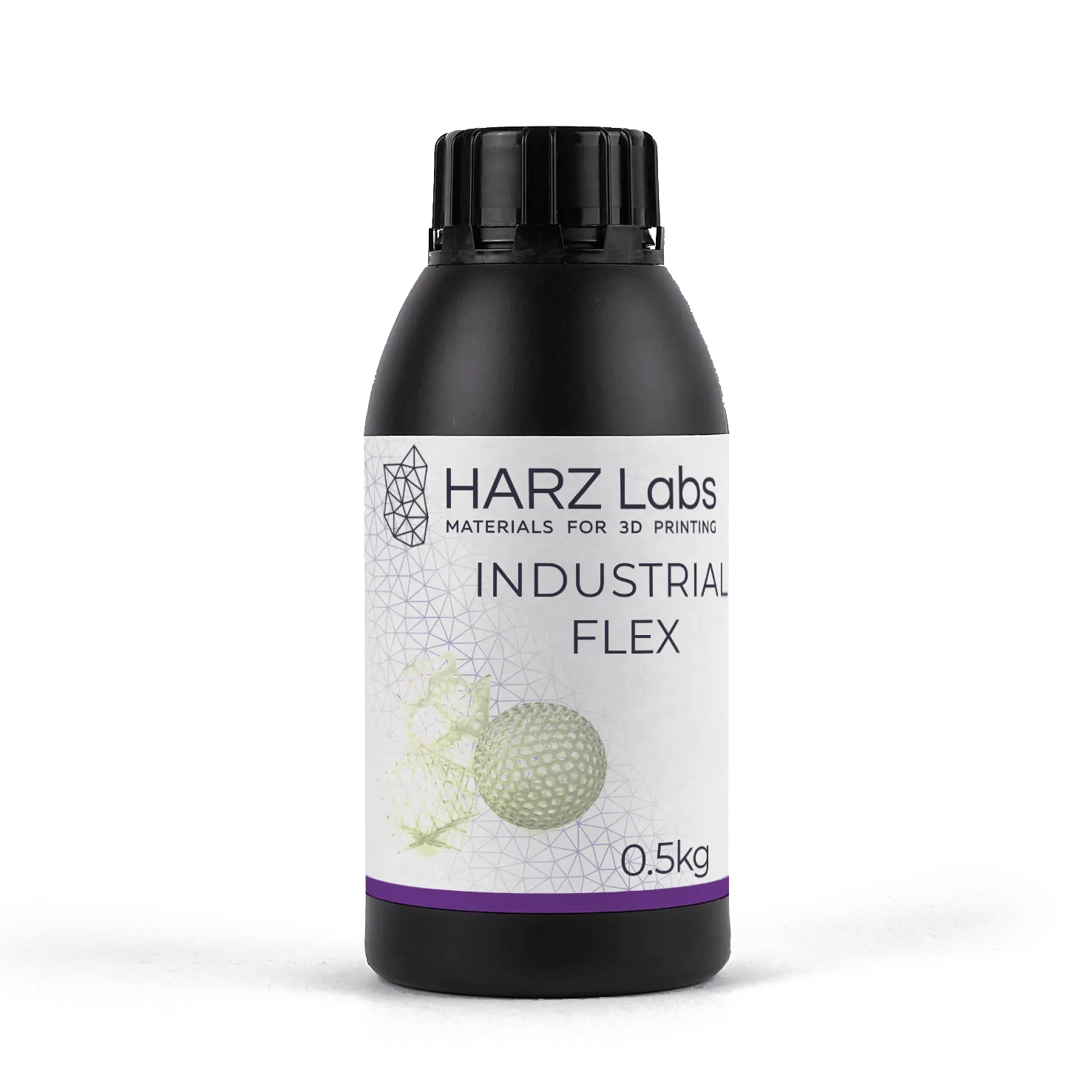 Фотополимер HARZ Labs Industrial Flex, натуральный (0,5 кг)