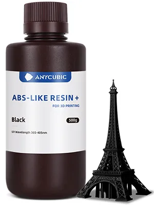 Фотополимерная смола Anycubic ABS-Like Resin+, черная (1 кг)