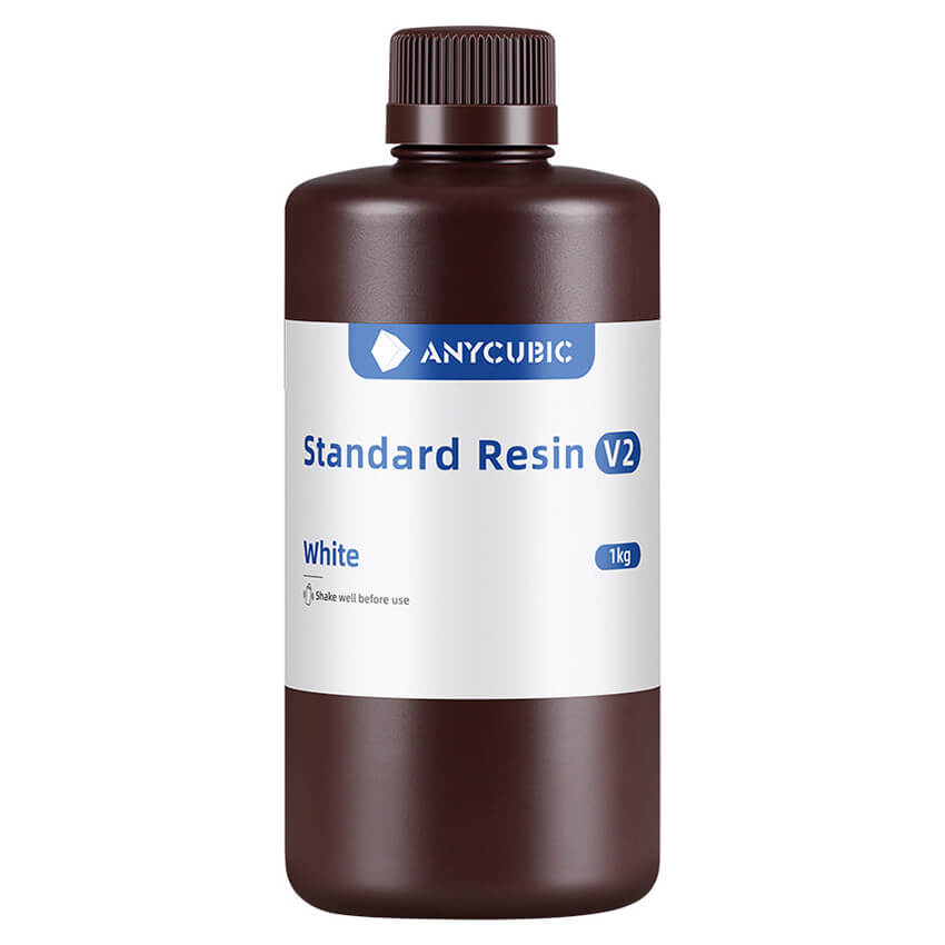 Фотополимерная смола Anycubic Standard V2, белая (1 кг)