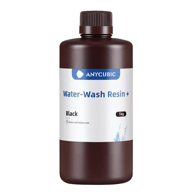 Фотополимер Anycubic Water-Wash Resin+, черный (1 кг)