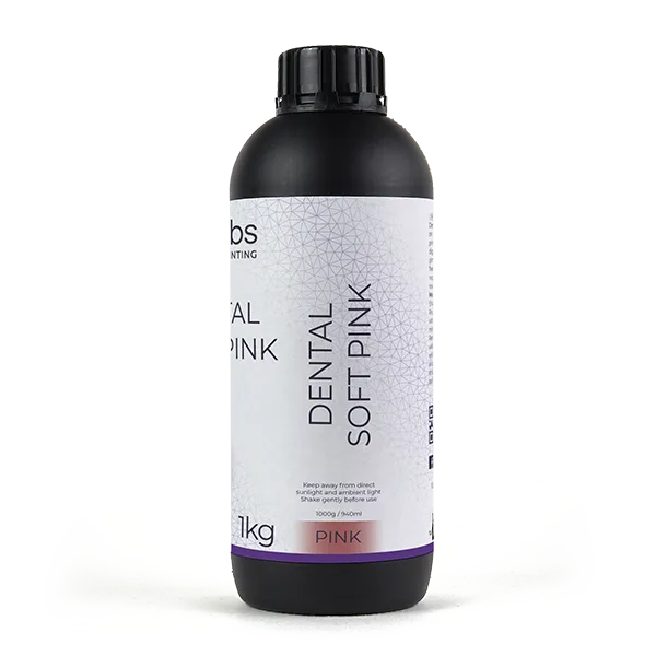 Фотополимер HARZ Labs Dental Soft Pink, розовый (1 кг)