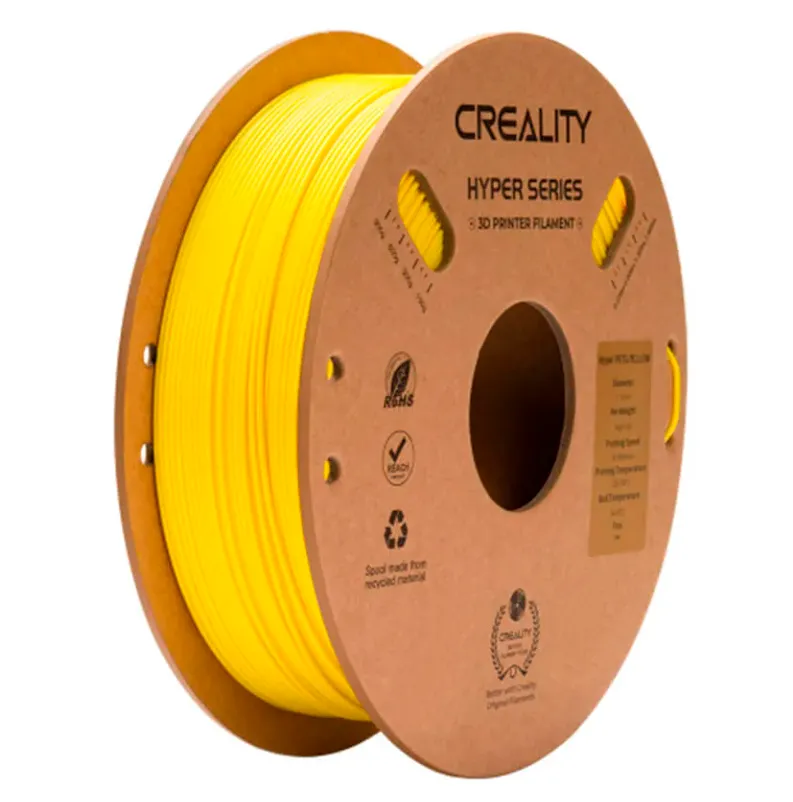 Катушка Hyper-PETG-пластика Creality 1.75 мм 1кг, желтая