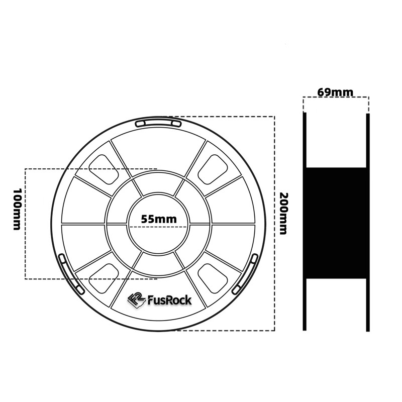 Пластик для 3D-принтера PLA Aero темно-зеленый (1 кг)