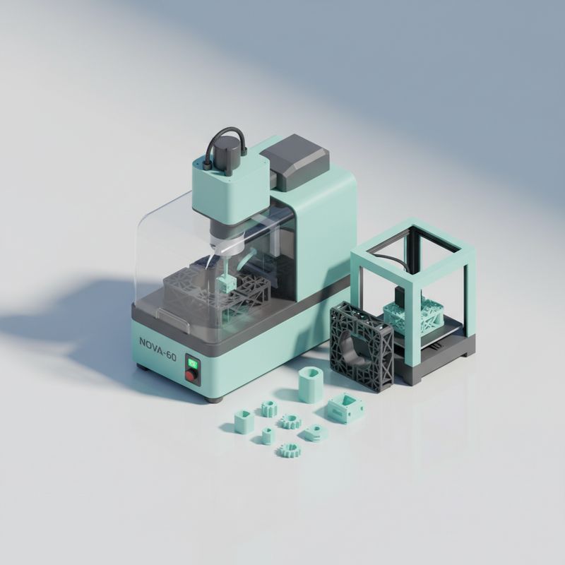 NOVA-60: Настольное литье под давлением с 3D-печатными формами от Polyverse Solutions