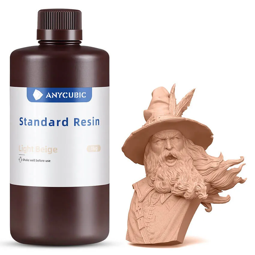 Фотополимерная смола Anycubic Standard, светло-бежевая (1 кг)