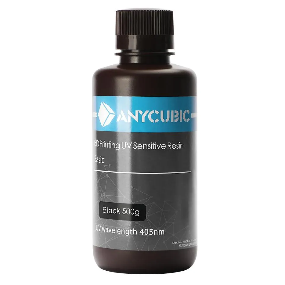 Фотополимер Anycubic Basic, черный (0,5 кг)