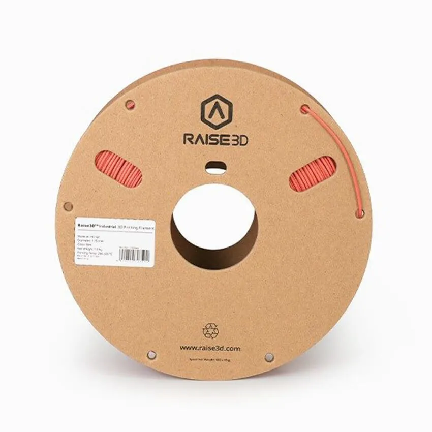 Катушка пластика Raise3D Industrial PET GF, 1.75 мм, 1кг, красная