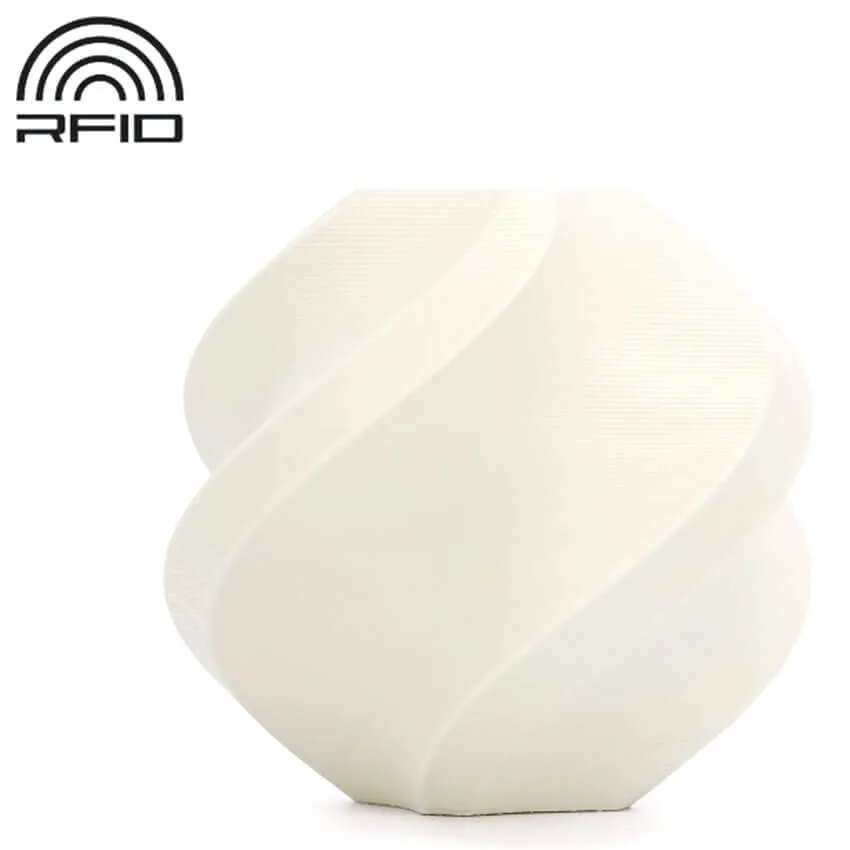 Катушка PLA Matte пластика Bambu lab - RFID 1.75 мм 1кг, слоновая кость