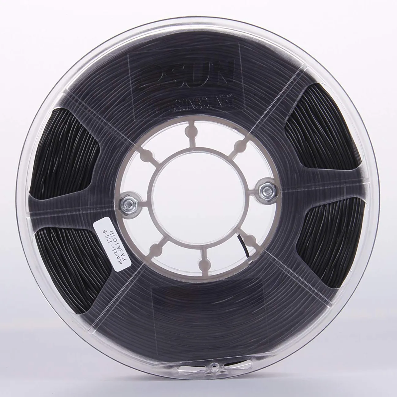 Катушка (TPE-83A) eLastic-пластика ESUN 1.75 мм 1кг., черная (eLastic175B1/TPE-83A175B1P1)