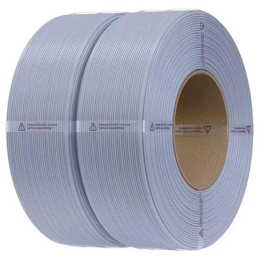 Катушка CR-PETG-пластика Creality 1.75 мм 2кг, серая+серая (3301030133), без катушек