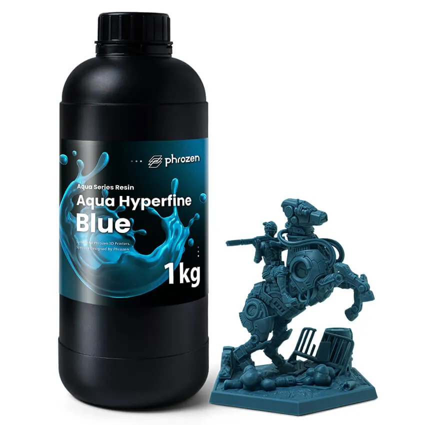 Фотополимерная смола Phrozen Aqua Hyperfine, синяя (1 кг)