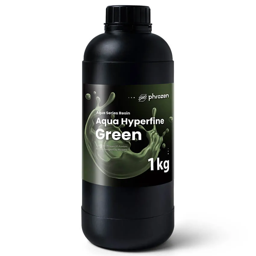 Фотополимерная смола Phrozen Aqua Hyperfine, зеленая (1 кг)