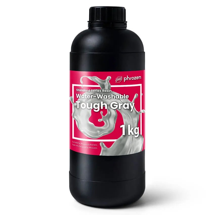 Фотополимерная смола Phrozen Water Washable Tough, серая (1 кг)