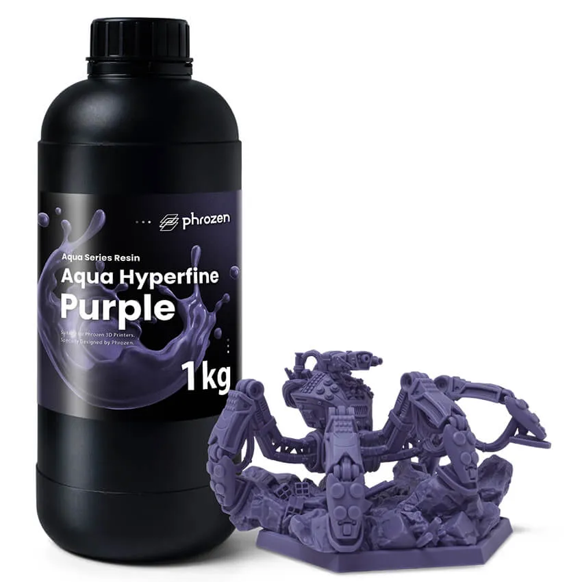 Фотополимерная смола Phrozen Aqua Hyperfine, фиолетовая (1 кг)