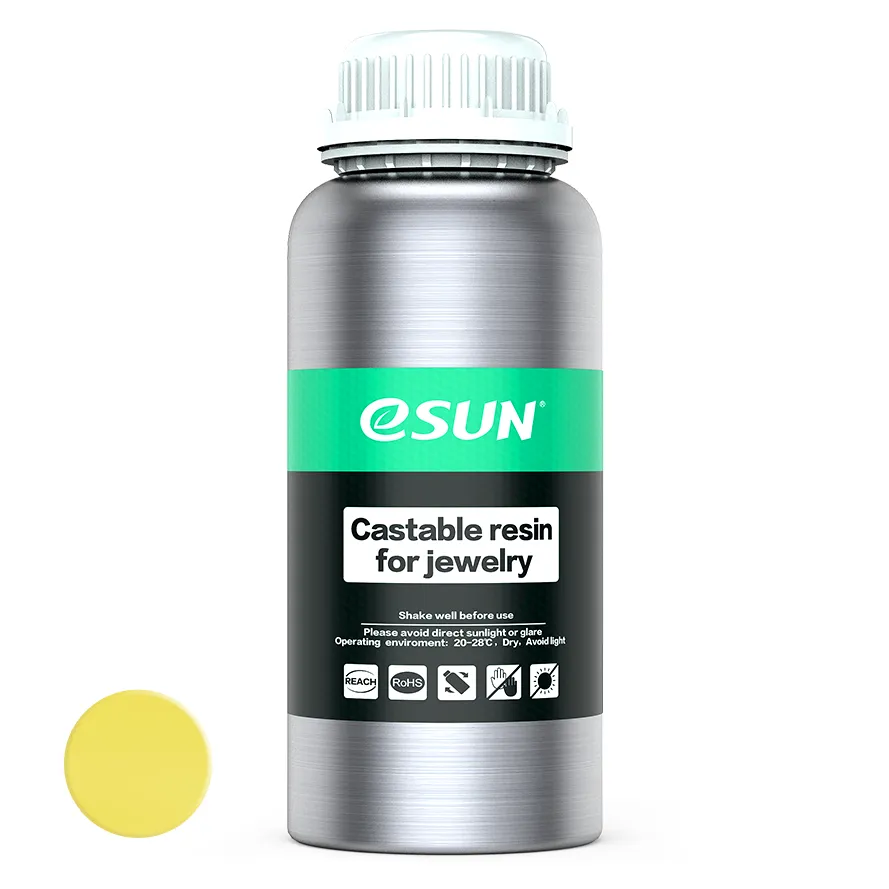 Фотополимер ESUN Castable для ювелиров, желтый (1 кг)