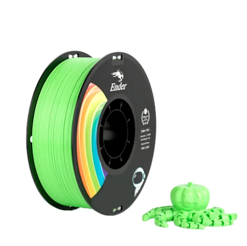 Катушка EN-PLA+ пластика Creality 1.75 мм 1кг, зеленое яблоко