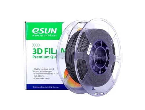 Катушка пластика E-steel ESUN 1.75 мм 1кг., серебристая