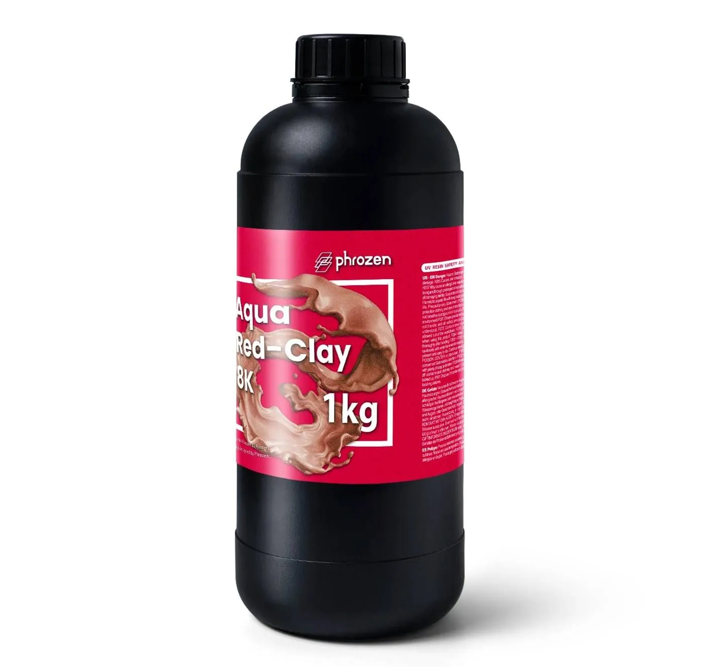 Фотополимер Phrozen Aqua 8K Red-Clay, красная глина (1 кг)