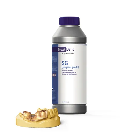 Фотополимер NextDent Surgical Guide, прозрачный оранжевый (1 кг)