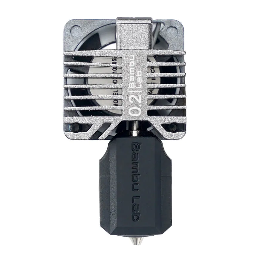 Хотэнд в сборе с соплом 0.2 мм из нержавеющей стали для 3Д принтера Bambu Lab P1