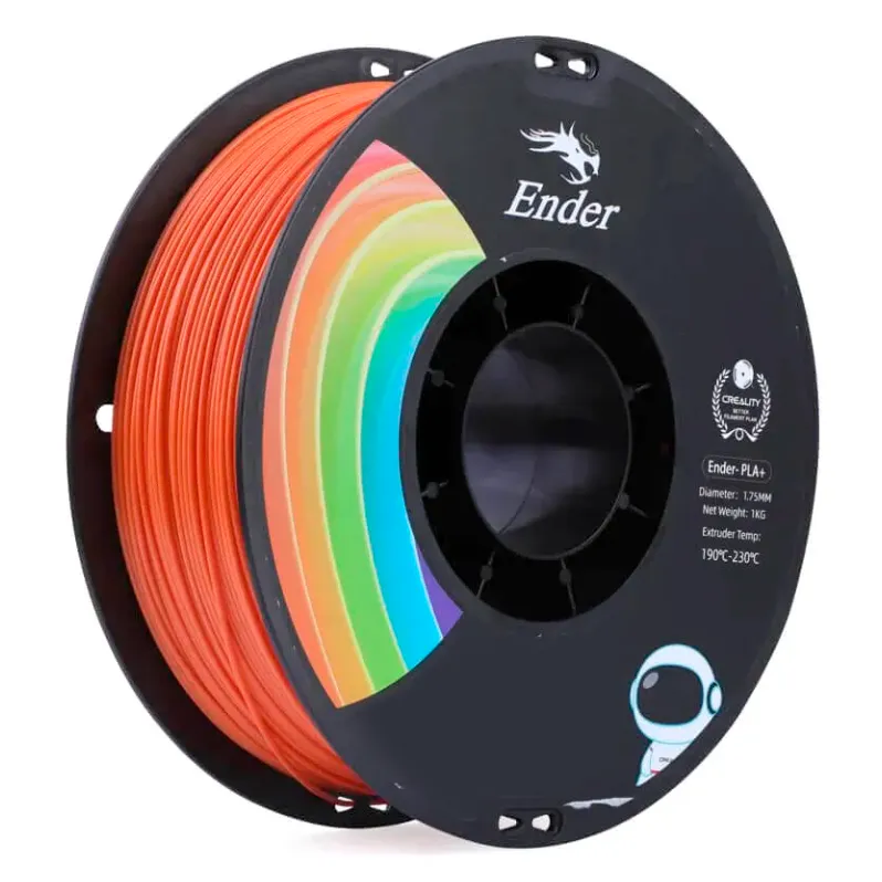 Катушка EN-PLA+ пластика Creality 1.75 мм 1кг, оранжевая