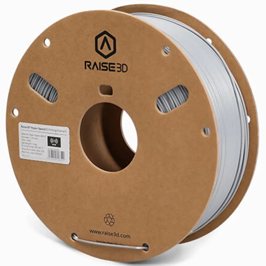 Катушка Hyper Speed ABS V2-пластика Raise3D - RFID 1.75 мм 1кг., серая