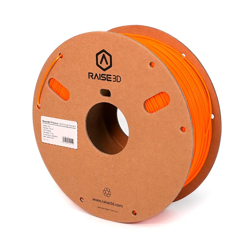 Катушка PLA-пластика Raise3D Premium, 1.75 мм, 1 кг, оранжевая