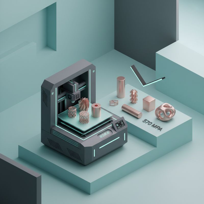 Бестрещинная 3D-печать CuNi сплавов: валидация LPBF процесса Eplus3D достигла 570 МПа