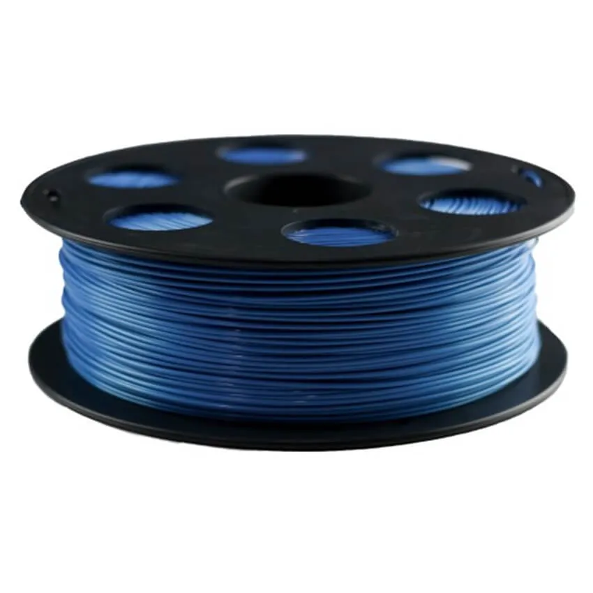 Катушка PLA-шелк  пластика Bestfilament 1.75 мм 1кг., синяя (silk_1kg_1.75_blue)